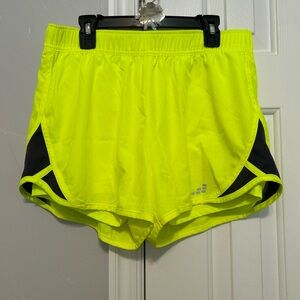 BCG Vibrant Yellow Athletic Shorts